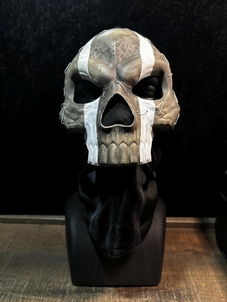 This Listing Includes a Custom COD Ghost Hero Mask Which Has Been Painted & Stitched. There Is Also a Balaclava Glued To The Inside Of The Mask for Better Coverage When Worn.  *ONLY 2 AVAILABLE* *READY TO SHIP* *WILL ARRIVE FOR HALLOWEEN IF ORDERED BEFORE OCTOBER 20th.* Cod Ghost, Hero Mask, Cool Masks, Selling On Etsy, Sell On Etsy, Ghost, Accessory Gift, Mask, Collectibles