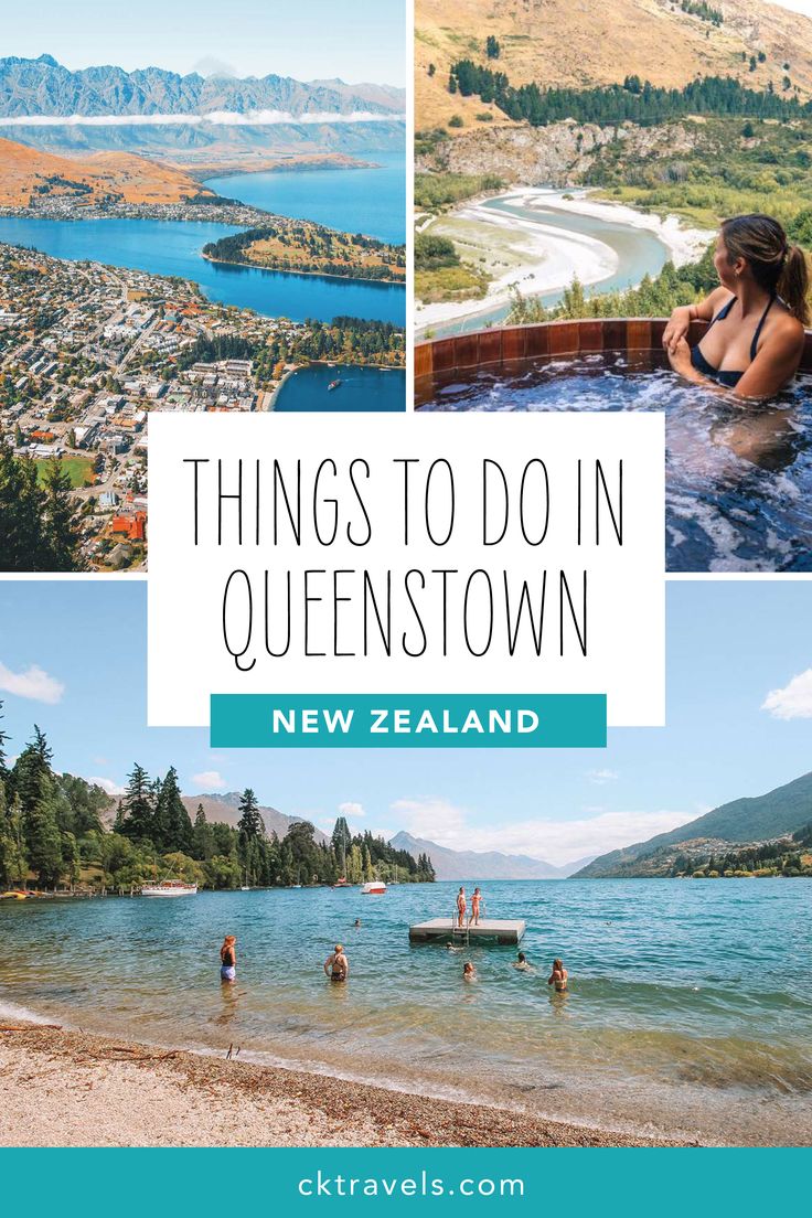 the best things to do in queenstown, new zealand with text overlaying