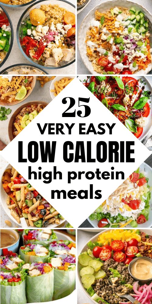 the 25 very easy low calorie high protein meals are ready to be eaten