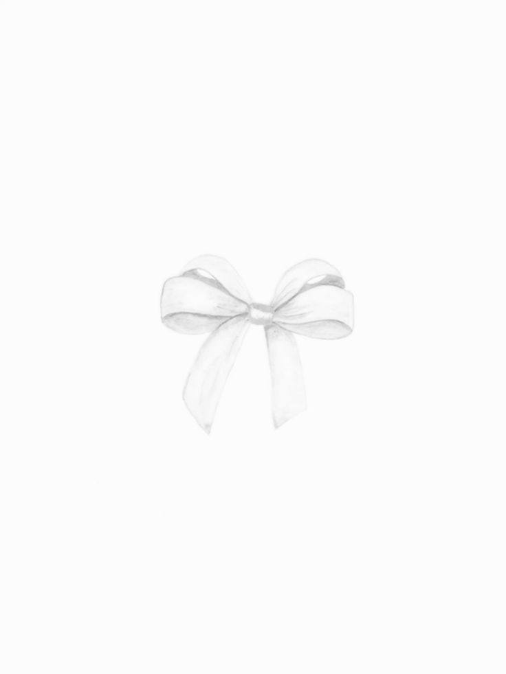 an image of a white bow on a white background