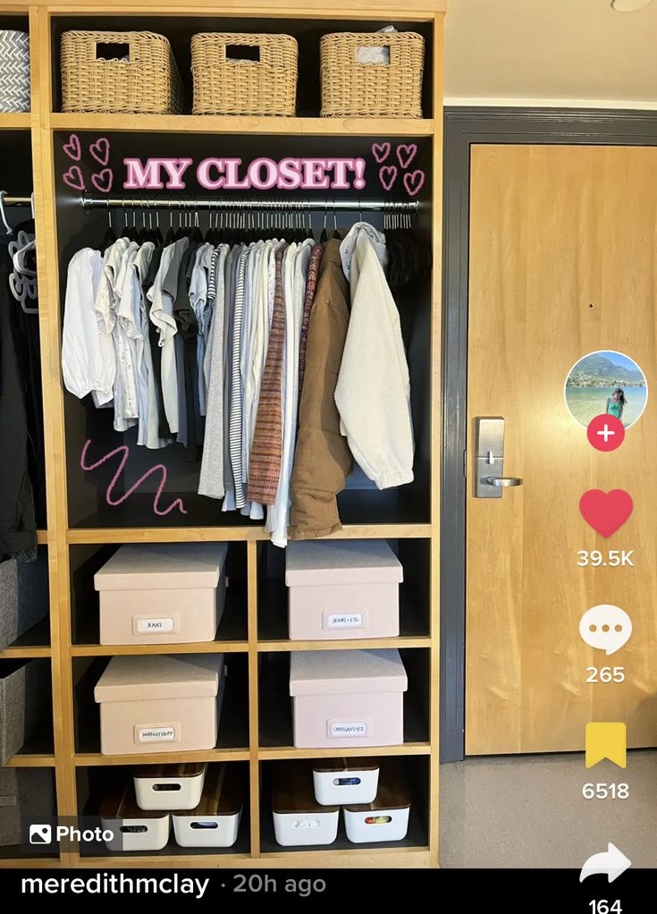 the closet is full of clothes and other items for children's playrooms