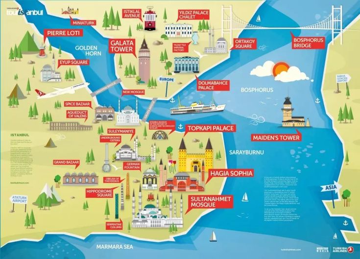 a map with all the major tourist attractions and places to see in this country on it