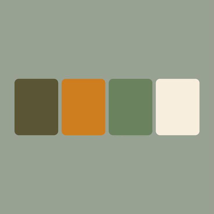 the color palette is green, brown, and white with an orange stripe in the middle