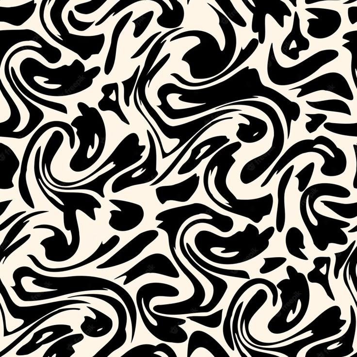 an abstract black and white background with swirly lines on it's surface,