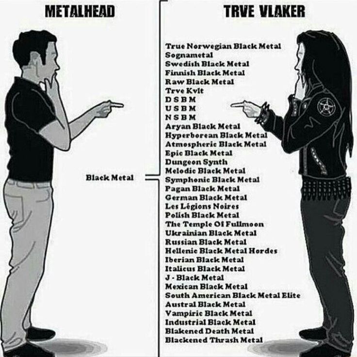 two people standing next to each other with the words metalhead and trive walker