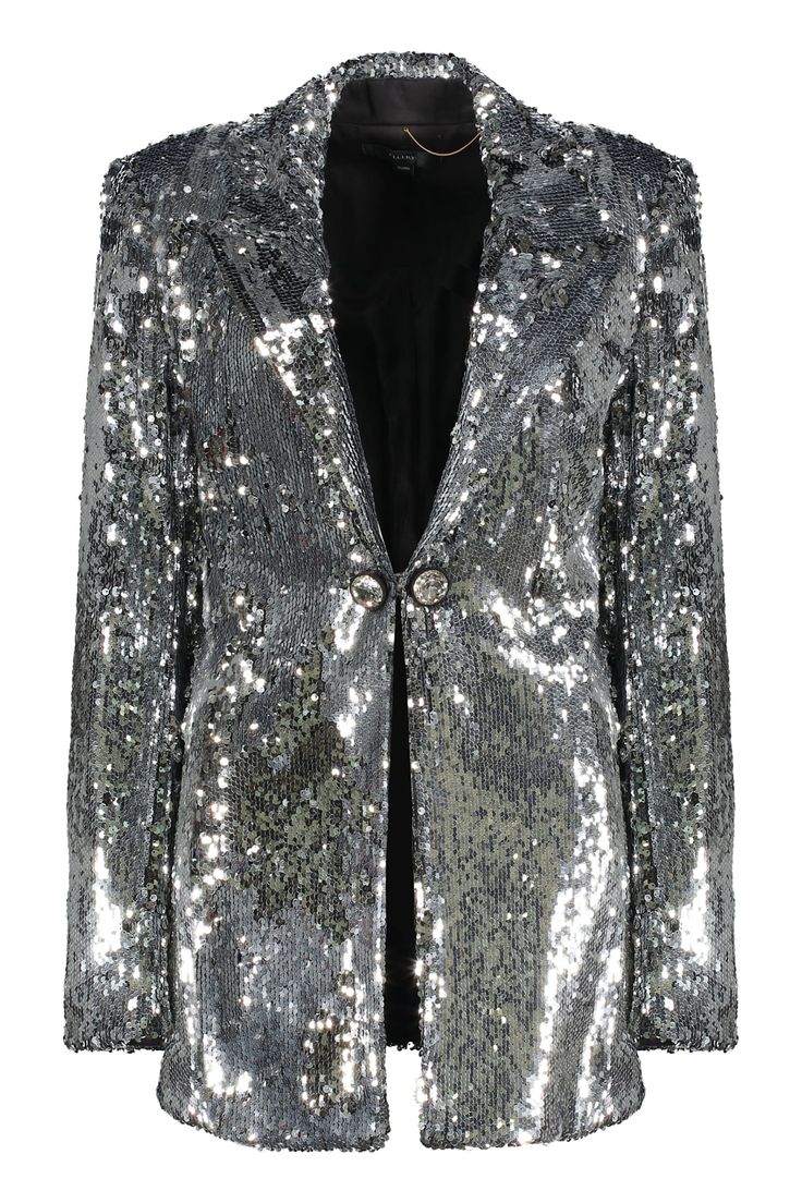 Sequin embellished itemlapel collarembellished buttons90% polyester, 10% polyamideComposition: 90% % Polyester, 10% % Polyamide Gucci Pumps, Fendi Wallet On Chain, Marni Bag, Single Breasted Jacket, Valentino Bags, Signature Look, Jeans Jumpsuit, Luxury Shop, After Dark