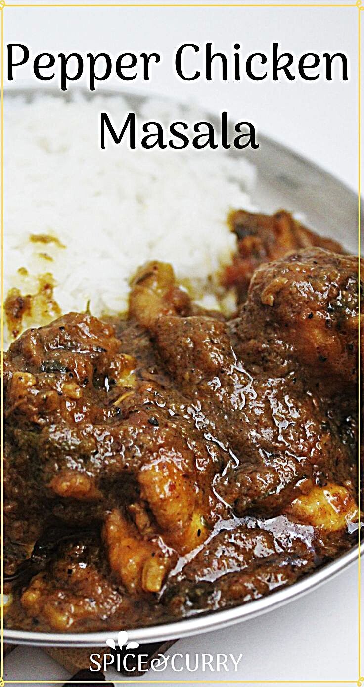 a close up of a plate of food with rice and chicken masala on it