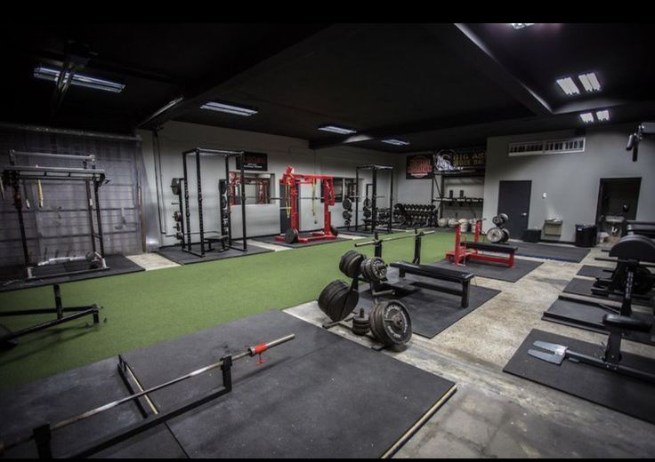 the gym is equipped with equipment for people to use