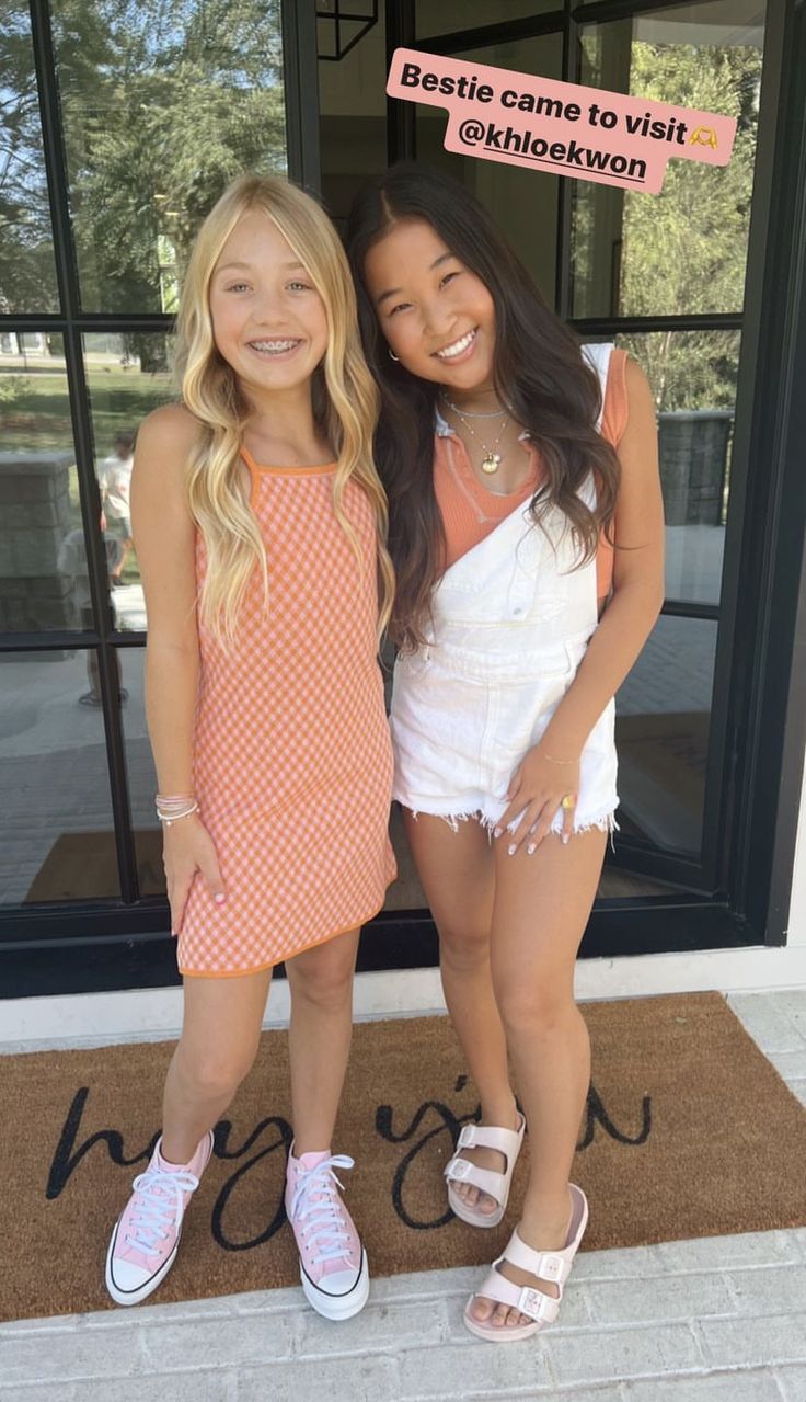 Everleigh Labrant Outfits, Ava And Everleigh, Everly Rose, Lia Aesthetic, Everleigh Labrant Dance, Everleigh Labrant, Savannah Rose Labrant On Instagram, Preppy Kids Outfits, Everleigh Labrant And Posie