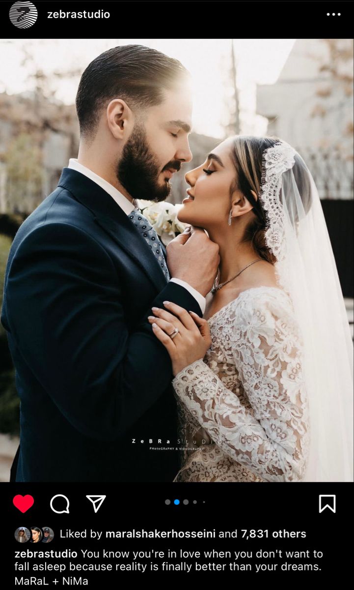 a man and woman in wedding attire kissing each other with the caption that reads, i love you so much