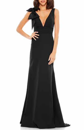 Mac Duggal Sequin Cutout Gown | Nordstrom Mac Duggal Dress, Deep V Neck Dress, Mac Duggal Dresses, Elegant Prom Dresses, Prom Dresses Sleeveless, Perfect Prom Dress, Mac Duggal, Long Black Dress, A Line Gown