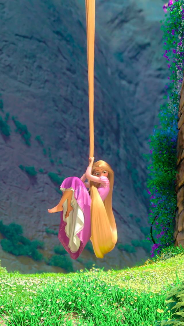 a cartoon character swinging on a swing