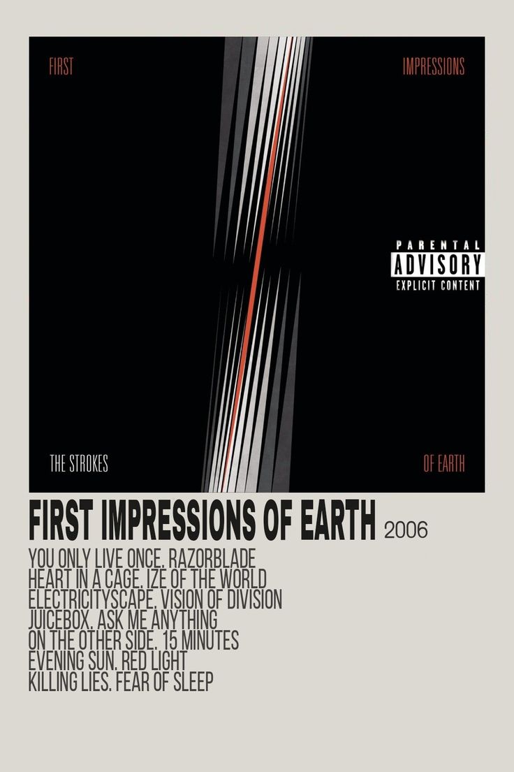 an advertisement for the first impressions of earth