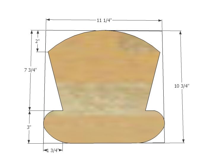 a drawing of a toilet seat with measurements for the top and bottom part on it