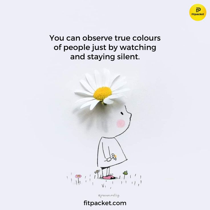 an image of a person with a flower on their head and the words, you can observe true colours of people just by watching and staying silent