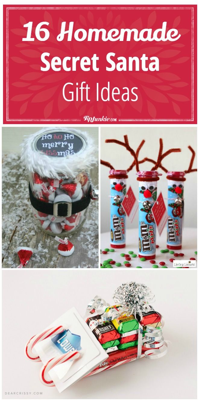 the homemade secret santa gift ideas are great for kids and adults to make their own gifts