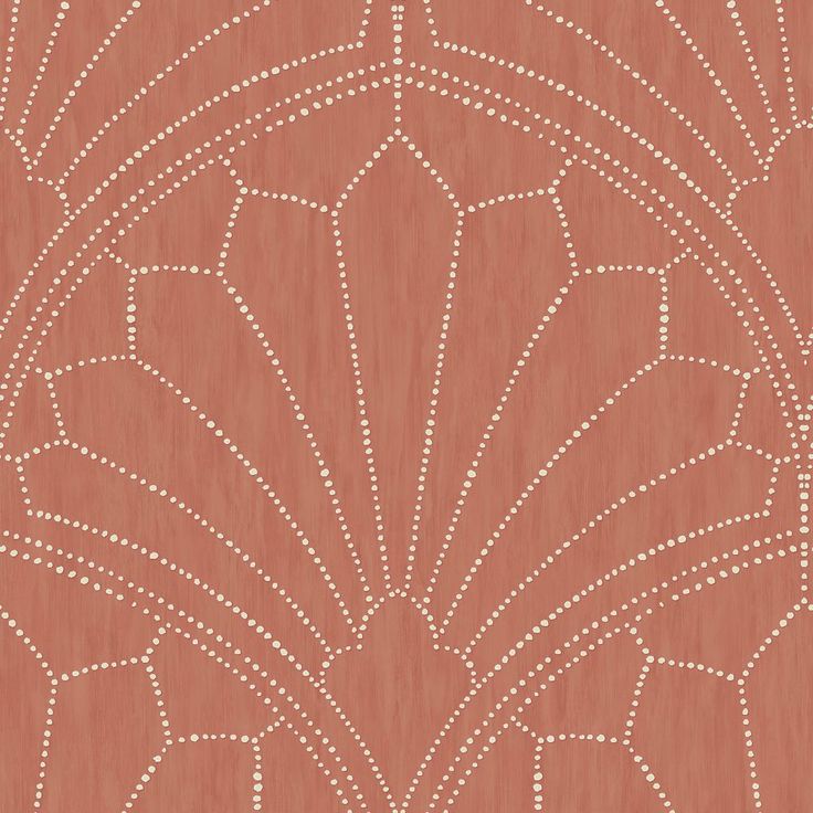 sample scallop medallion wallpaper in redwood and ivory from the boho rhapsody collection by seabrook wallcoverings 1 Wallpaper Bed, Medallion Wallpaper, Bohemian Wallpaper, Geometric Pattern Wallpaper, Contemporary Color Palette, Salon Suites, Boho Wallpaper, Contemporary Wallpaper, Wallpaper Rolls