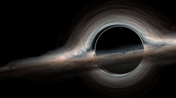 the black hole is seen in this image