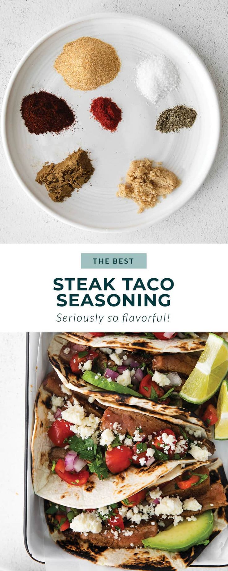 the best steak taco seasoning seriously so flavorful