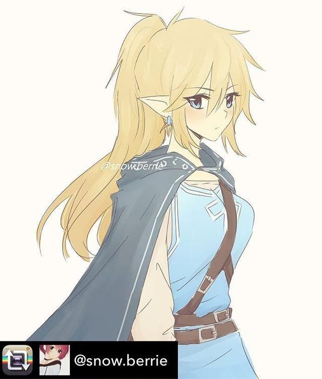 19 Legend Of Zelda Female Link Fanart