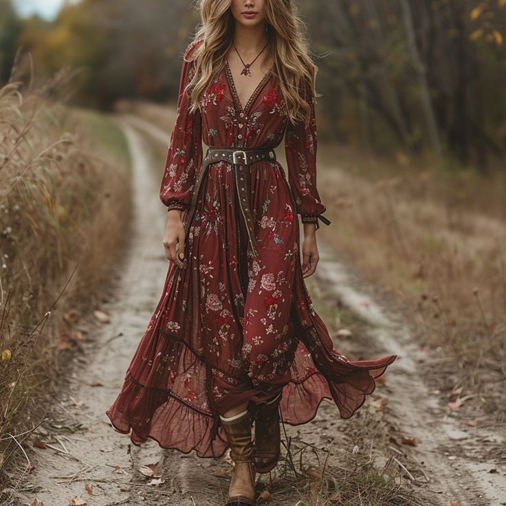 Long Dresses Casual Outfit, Country Wedding Outfit, Casual Home, Elegant Casual, Maxi Styles, Linen Women, Style Elegant, Linen Dress, Sleeve Designs