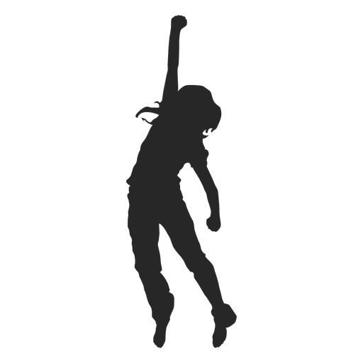 the silhouette of a person jumping up into the air with a tennis racket in their hand