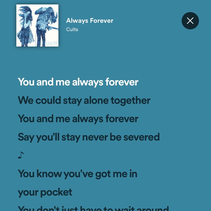 a blue background with the words you and me always forever