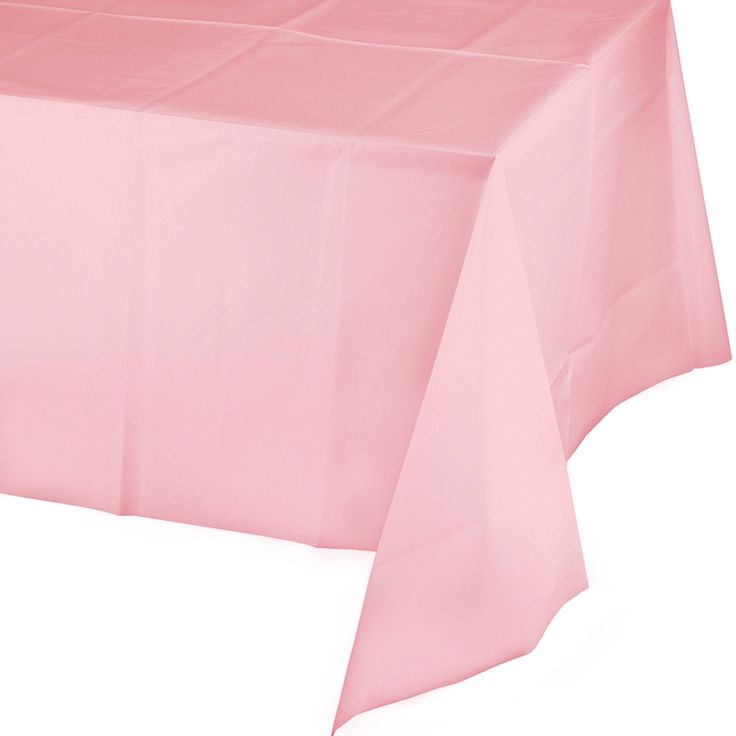 Pink Party Tablecloth - Stesha Party Light Pink Table Cloth, Pink Table Cloth, Pink Party Supplies, Pink Bachelorette Party, Pink Tablecloth, Paper Tablecloth, Pink Bachelorette, Table Rose, Valentinstag Party