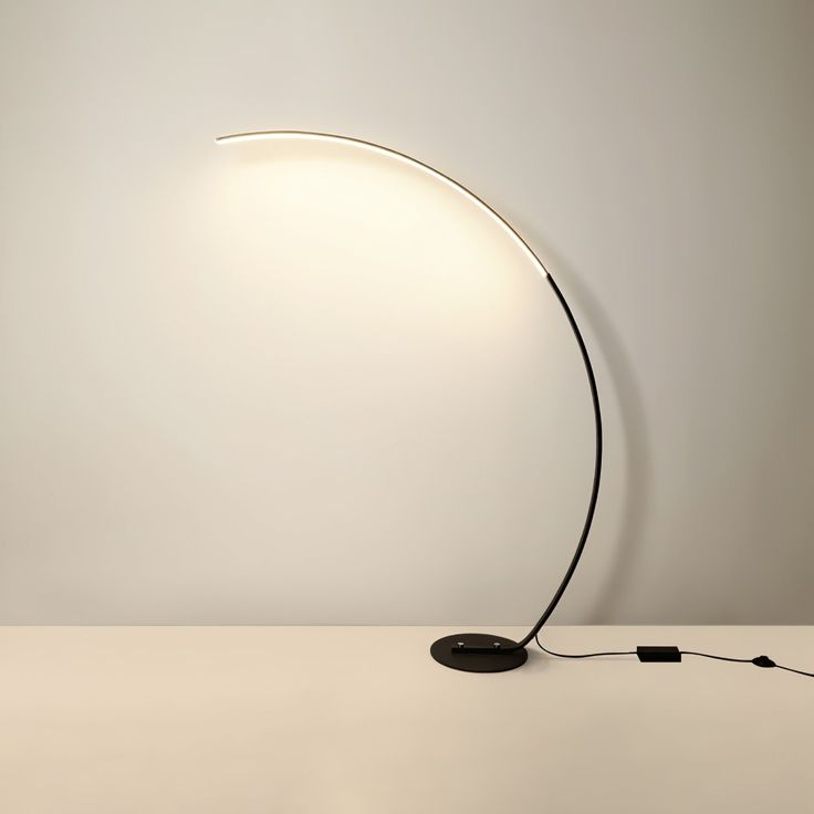 a lamp that is on top of a table