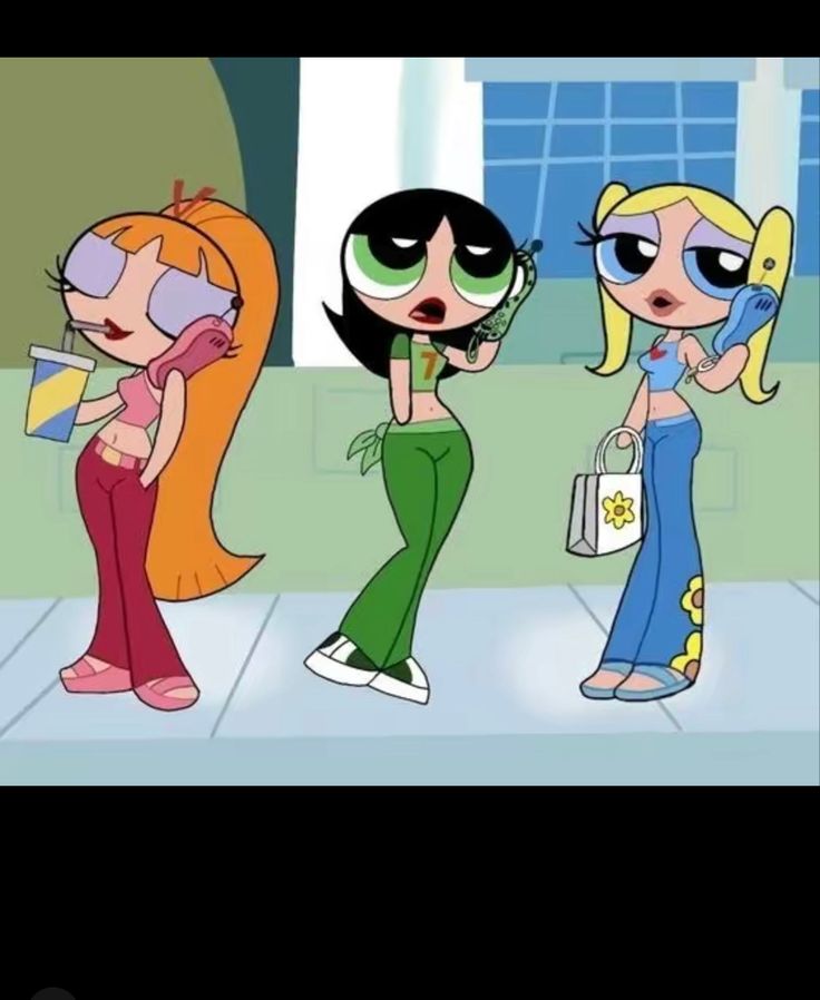 the powerpuff girls talking to each other