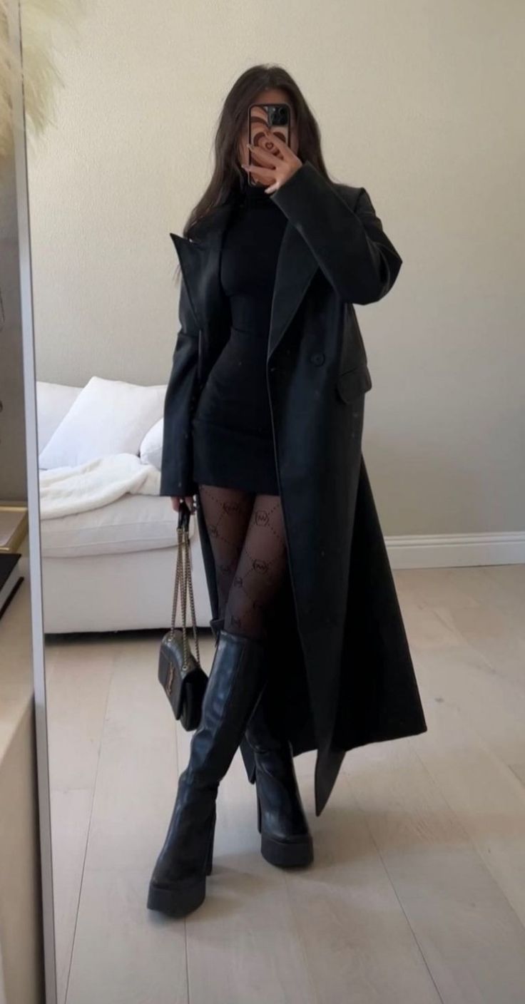 Cold Outfits, Neue Outfits, Looks Black, Looks Chic, 가을 패션, Autumn Outfit, Outfit Inspo Fall, Looks Style, Mode Inspiration