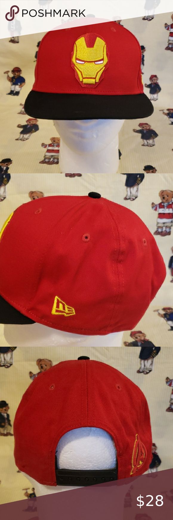 Iron man hat use in good condition New Era Accessories Hats Man Hat, Iron Man, New Era, Hats For Men, Accessories Hats, Black And Red, Mens Accessories, Man Shop, Hats