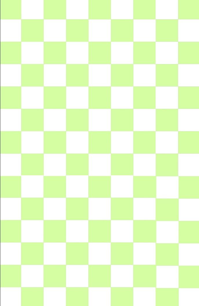 a green and white checkerboard pattern