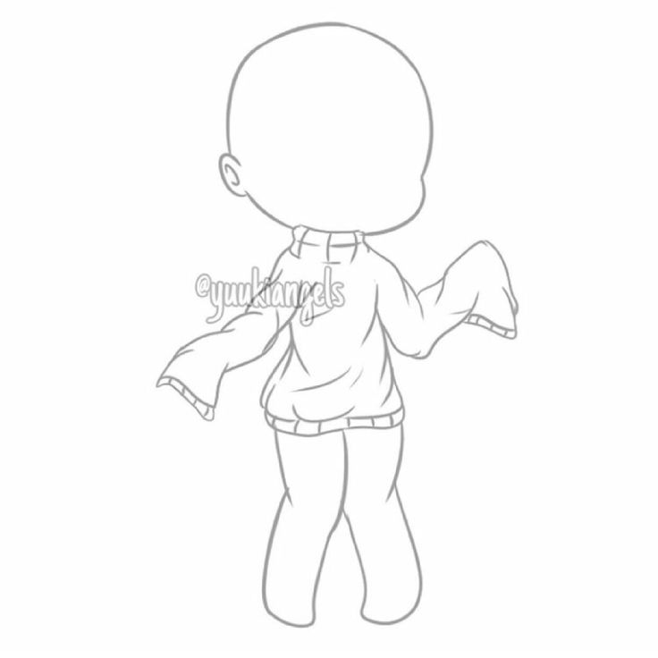 Gacha Life Body Base Poses Boy ~ Gacha Gachalife Bocetos Bases Cuerpos ...