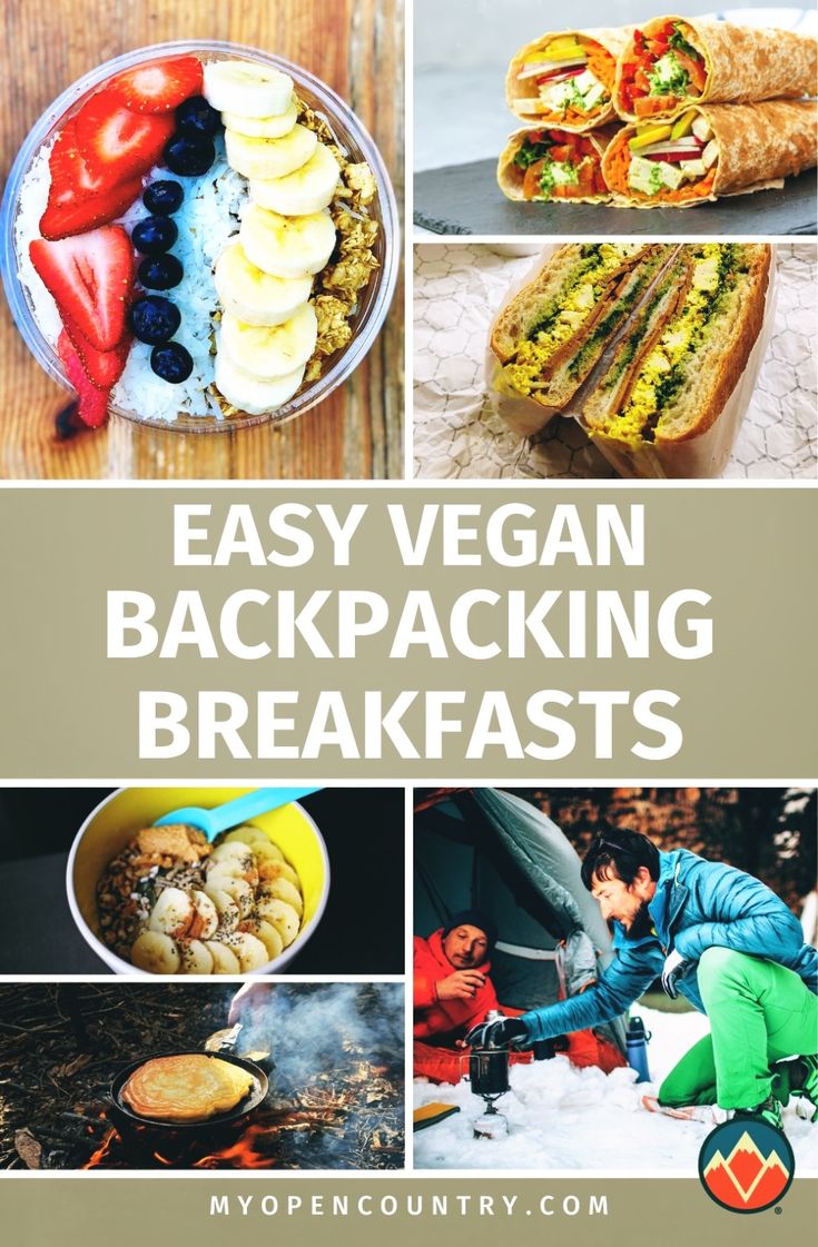 easy vegan backpacking breakfasts that are delicious and nutritious to eat