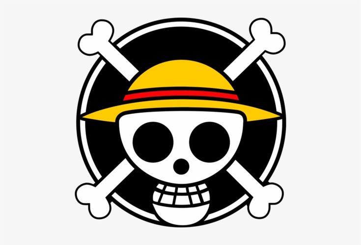 a skull wearing a yellow hat with two crossed bones in front of it and the words,