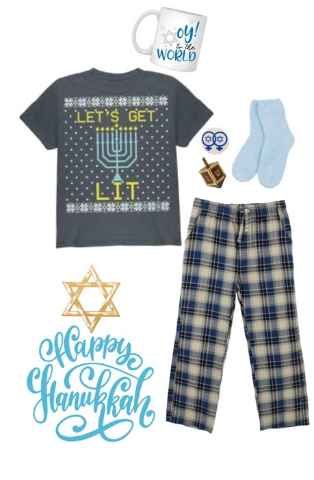 Happy Hanukkah Outfit | ShopLook Lets Get Lit, Lets Stay Home, Relaxed Outfit, Happy Hanukkah, Outfit Shoplook, Hanukkah, Polyvore