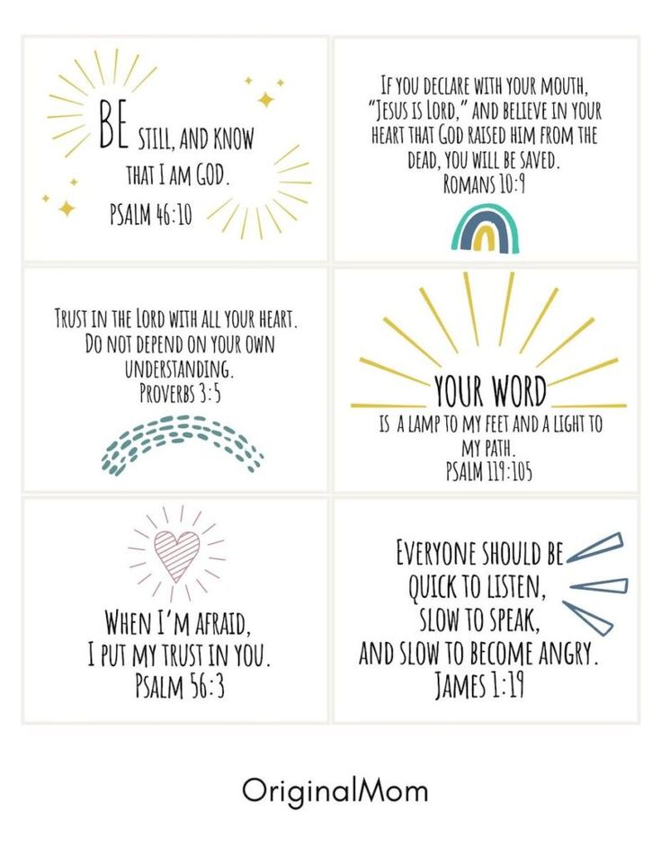 four different bible cards with the words, i am sorry to you