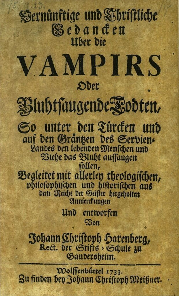 an old book with writing on the front and back cover, in black ink that reads vampire