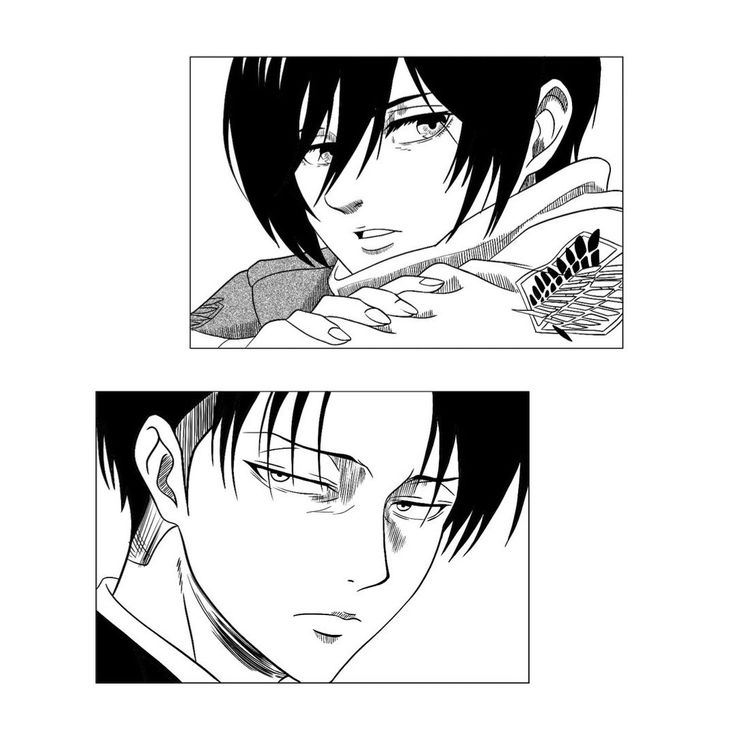 an image of two anime comics with black hair and one is holding a toothbrush