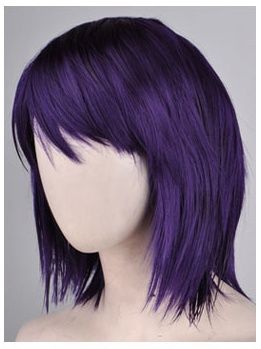 Hair Color Dark Purple, Cute Wigs, Dark Purple Hair, Cosplay Hair, Super Hair, Hair Straighteners, Haircut And Color, Wigs Hair, Hair Color Dark