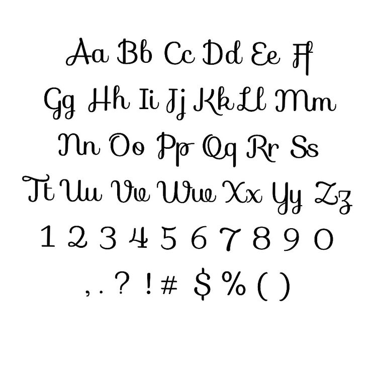 the font and numbers are all handwritten in cursive writing, which is very similar to each other