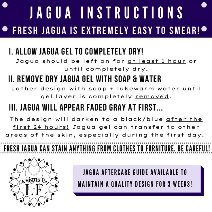 the instructions for how to use jagua instruction