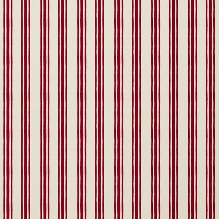 red and white striped fabric with vertical stripes