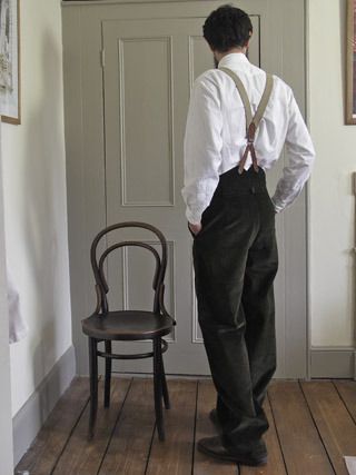 Old Town Clothing, British Workwear, Holt Norfolk, High Rise Trousers, Monty Don, Norfolk England, Suspenders Men, Bonnie Bennett, Bioshock