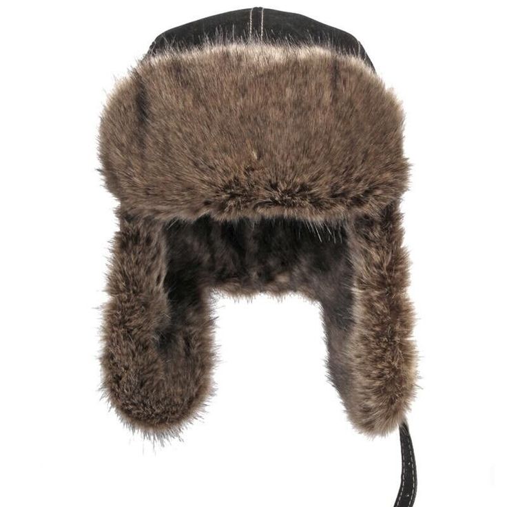 This item is for 1 x Trapper Hat. Color: black, brown Material: soft faux fur and faux leather shell Size: L, XL L : 56-58 cm / 22.0-22.8 inches XL: 58-60 cm / 22.8-23.6 inches SKU: 923-B672 TY Winter Hat Men, Trapper Hat Men, Ushanka Hat, Russian Ushanka, Russian Hat, Ski Cap, Trapper Hat, Trapper Hats, Winter Cap