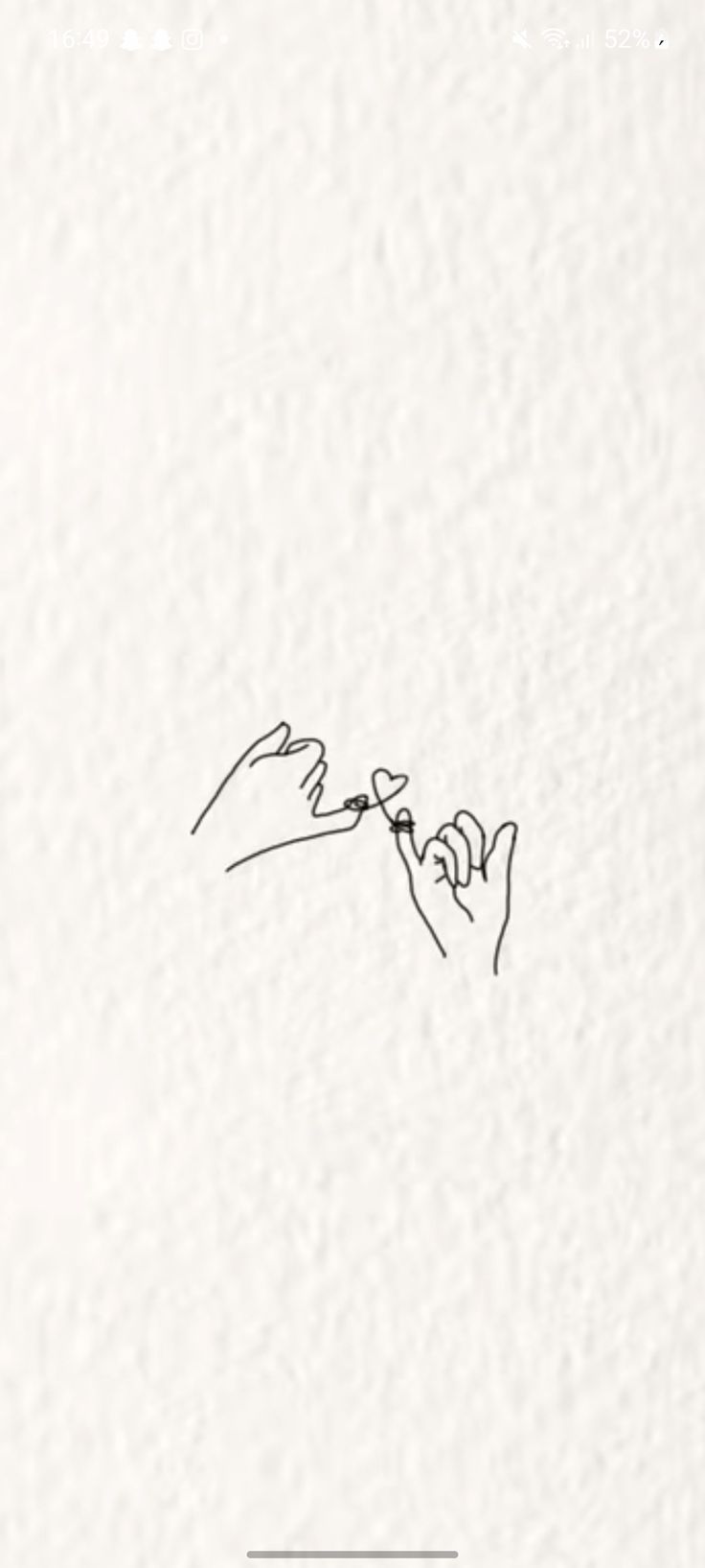 a drawing of two hands holding each other in the air with one hand reaching for something