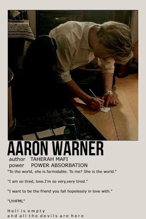 a person writing on a piece of paper with the words aaron warnner above it