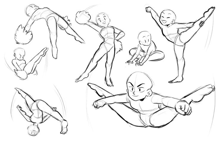 various poses and gestures for the character from avatar, including an animation character with different facial expressions