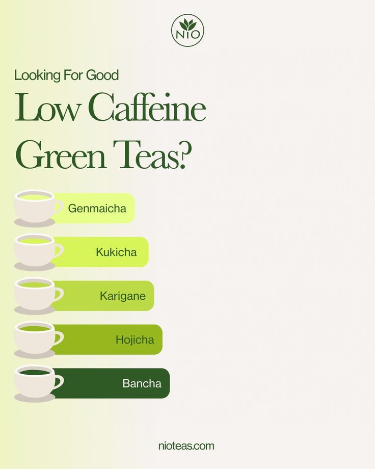 looking for good low caffeine green teas? by garmacha kurgha